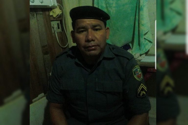 PM executado em Manacapuru (Foto: Divulgação)