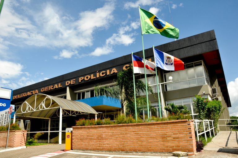 Fachada da Polícia Civil do AM (Foto: Divulgação/PC)