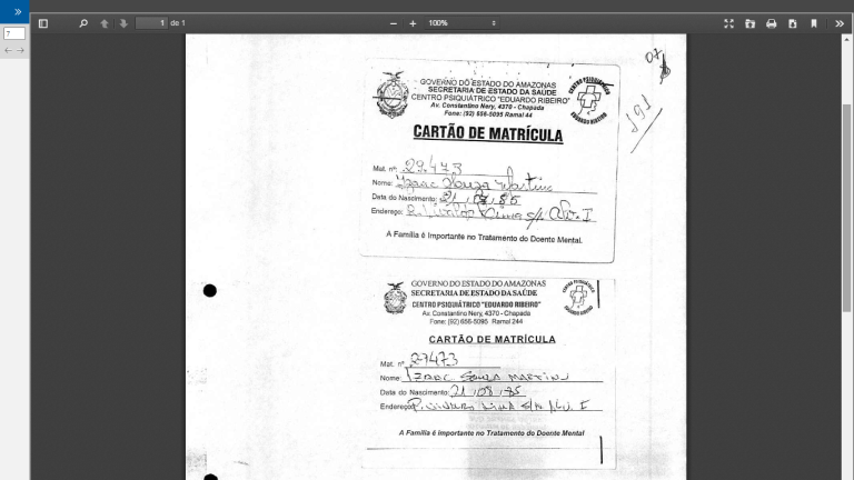 Issac fazia tratamento de insanidade mental
