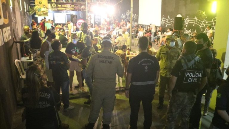 Após fiscalização, oito festas foram encerradas por descumprirem decreto