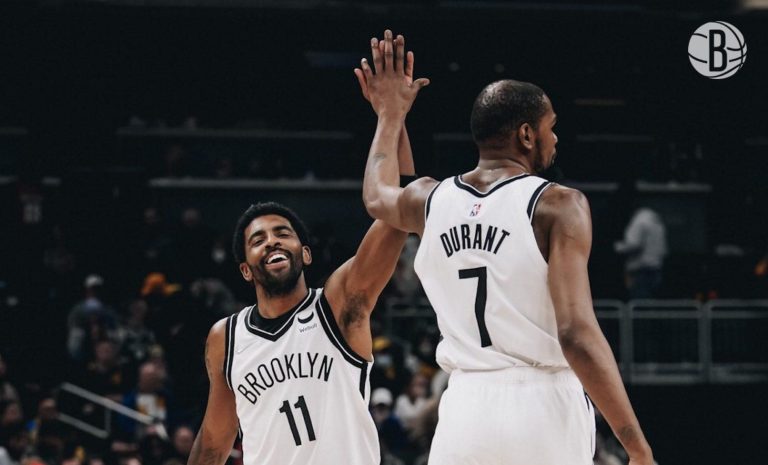 Na volta de Kyrie Irving, Brooklyn Nets vencem Indiana Pacers de virada (Foto: Reprodução)