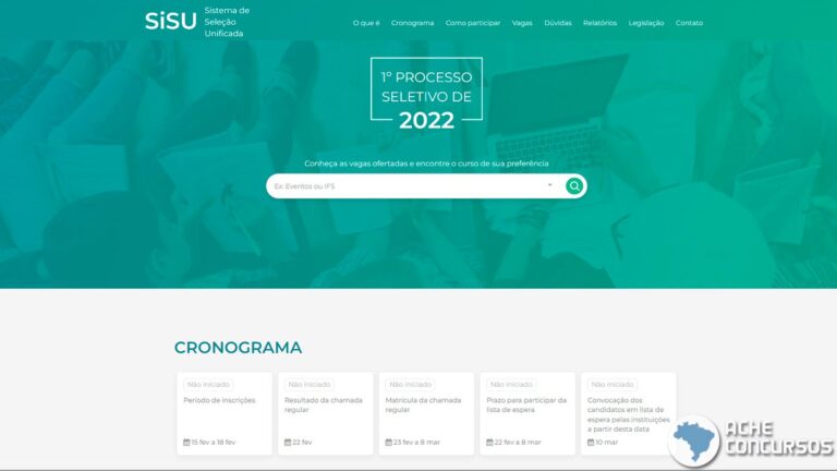 Inscrições para o Sisu 2022 estão abertas; saiba como concorrer (Foto: Reprodução)