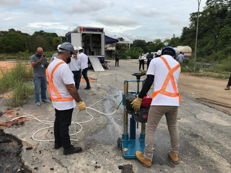 TCE móvel inicia fiscalização de asfaltos de obras públicas