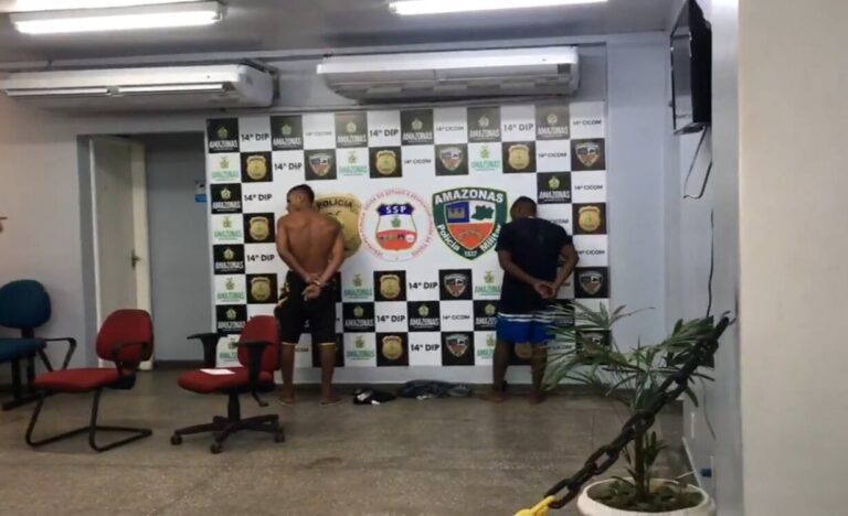 Polícia prende dupla de assaltante na zona Leste de Manaus