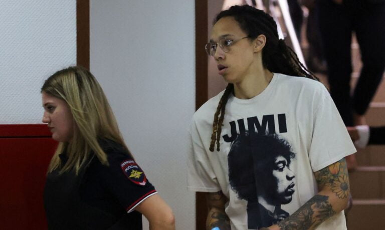 Rússia diz que Griner pode recorrer ou pedir clemência após prisão