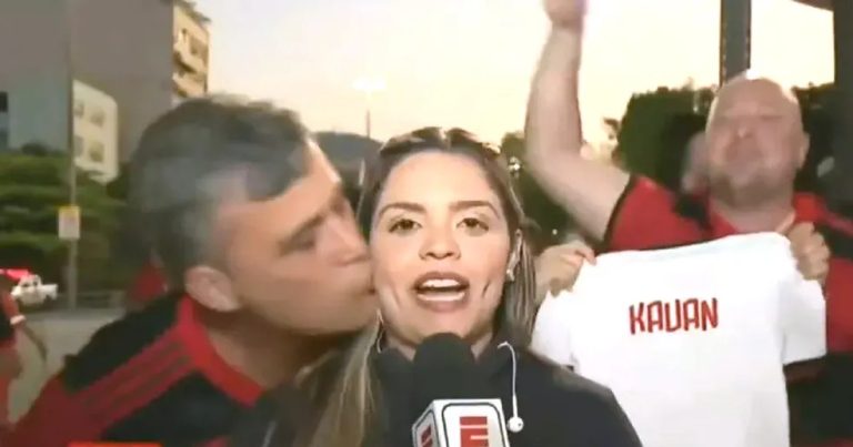 MP-RJ denuncia torcedor que assediou repórter ao vivo