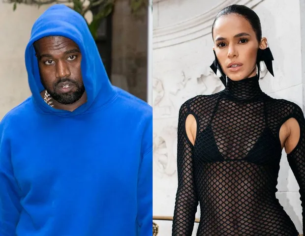 Kanye West reposta fotos de Bruna Marquezine após encontrá-la em desfile