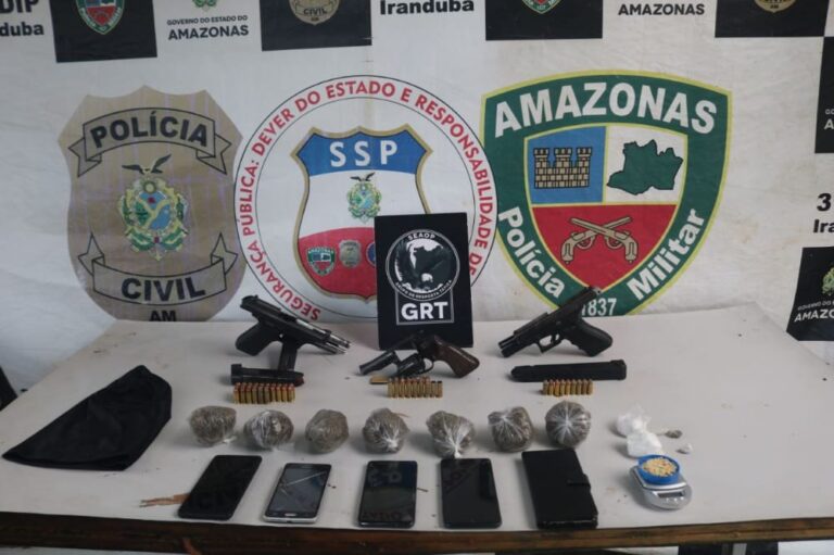 SSP-AM desarticula quadrilha suspeita de envolvimento com tráfico de drogas, homicídios e série de roubos na cidade