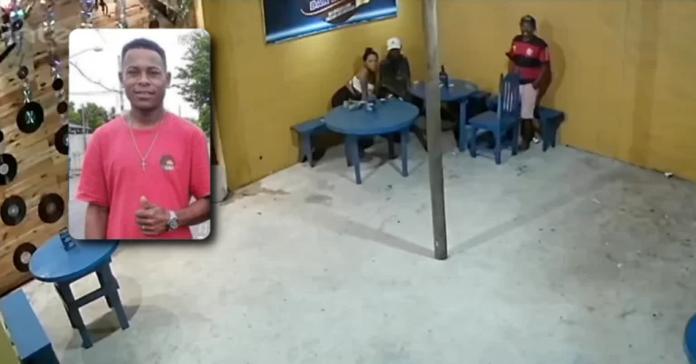 Veja vídeo: homem é assassinado enquanto bebia em bar de Linhares