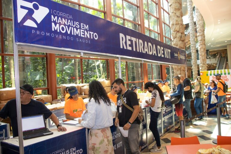 Kits da Corrida Manaus em Movimento começam a ser entregues na quinta-feira 