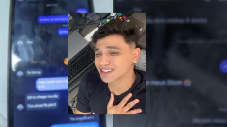 Vaza conversa de influenciador suspeito de aliciar adolescente em Manaus