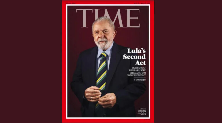 Lula entra na lista das 100 pessoas mais influentes do mundo da revista "Time"