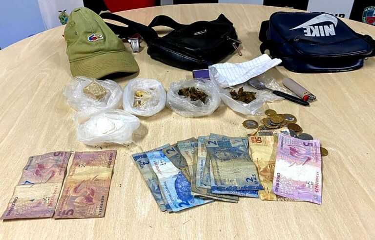 Drogas apreendidas pela Polícia Civil do Amazonas