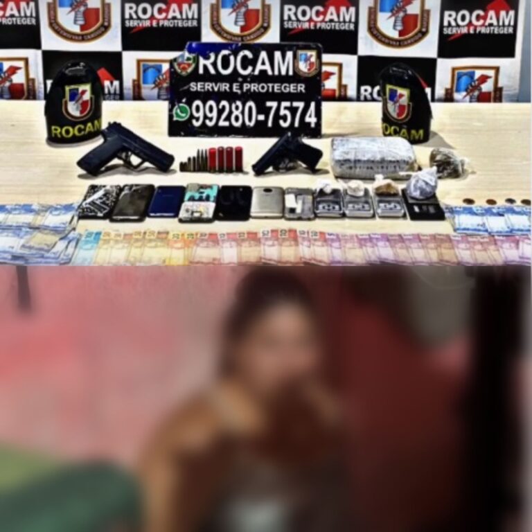 Polícia prende “Loira da boca” por tráfico de drogas, em Manaus