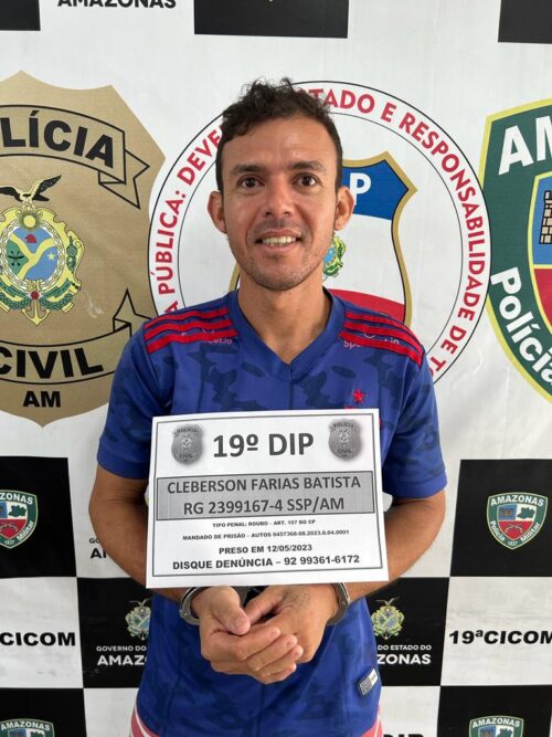 Homem que se vestia de gari para roubar é preso em Manaus; vídeo