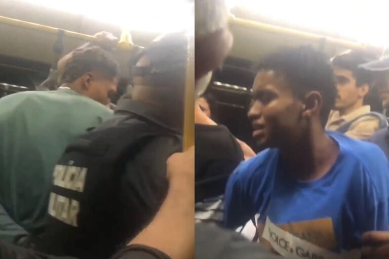 Vídeo: Motorista alerta polícia e evita assalto a ônibus em Manaus