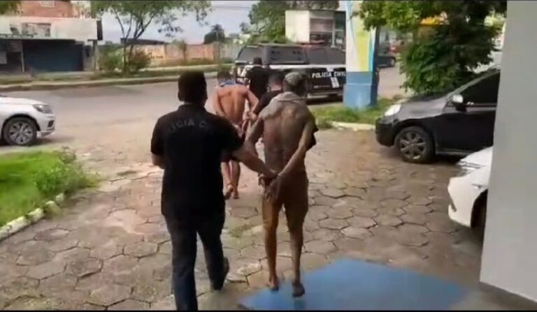 VÍDEO: Trio é preso por esquema de roubos a residências em Manaus