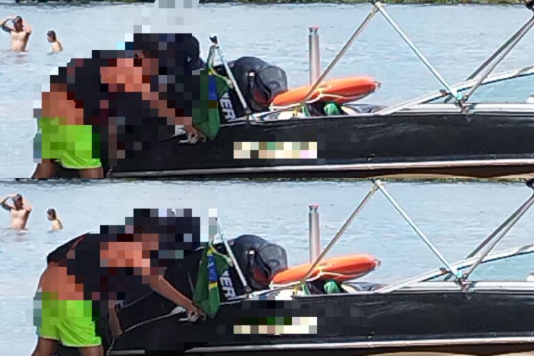 Após criança ser filmada pilotando lancha, dono da embarcação é notificado