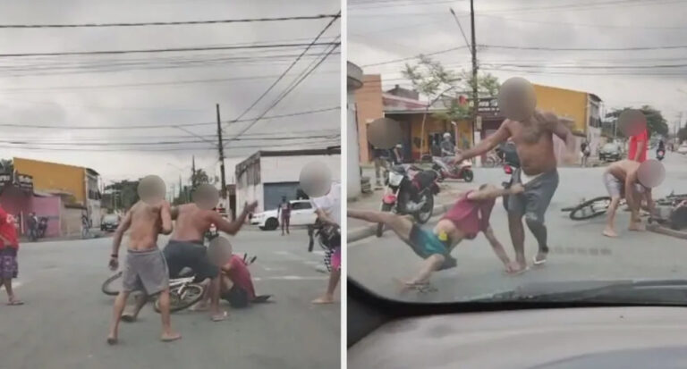 Homem espancado em SP após grito de "pega ladrão" é inocente, diz dono de moto