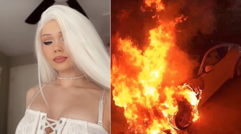 VÍDEO: Fã invade casa de influencer e ateia fogo em carro de R$ 600 mil