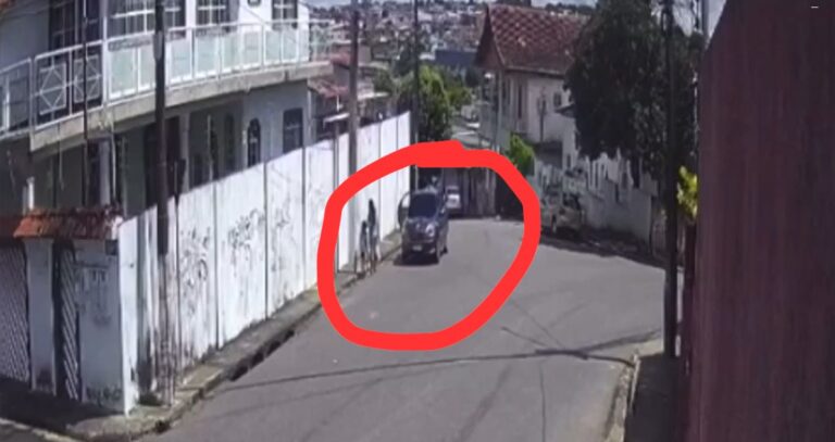VÍDEO: Durante roubo, criança frustra assaltante e foge com a bolsa da mãe em Manaus