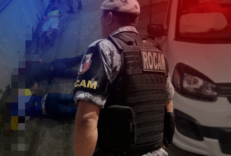 Ao ver polícia, homem causa acidente e escapa de “tribunal do crime”, em Manaus