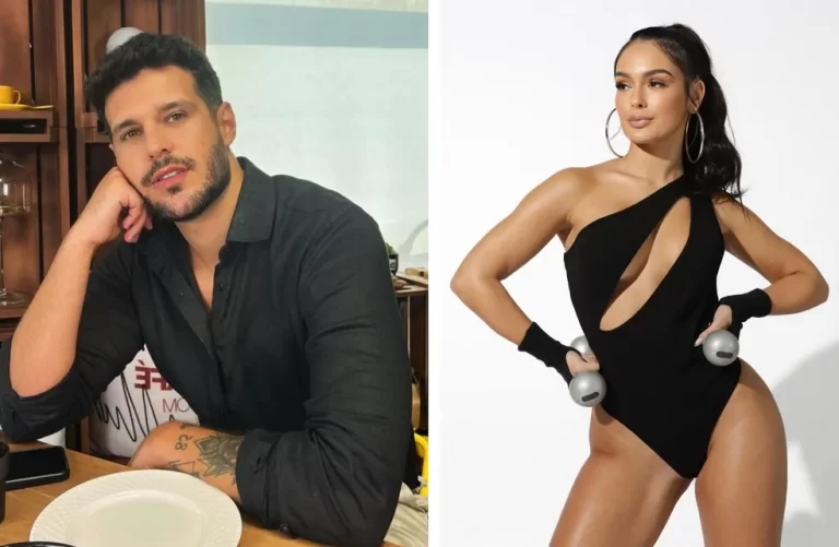 Ex-BBB Larissa Santos beija Rodrigo Mussi após término com Fred Bruno