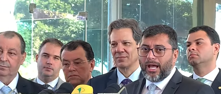 Ao lado de Haddad, Wilson Lima diz que fundo de desenvolvimento para o AM será criado