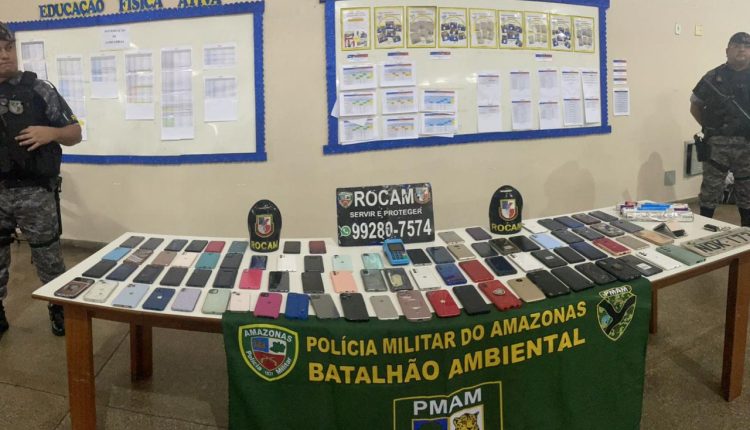 Quadrilha é presa com 84 celulares furtados durante o Festival de Parintins