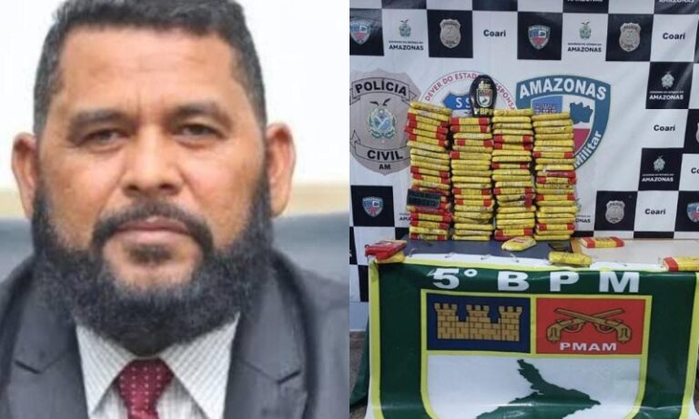 VÍDEOS: Vereador de Coari, “Nelson do Caminhão” é preso com cerca de 80 kg de drogas em sítio