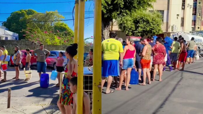 População se revolta após mais de 72h sem água em Manaus