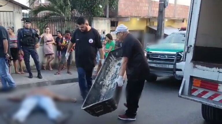 VÍDEO: Suposto assaltante com arma falsa é perseguido e morto a tiros, em Manaus