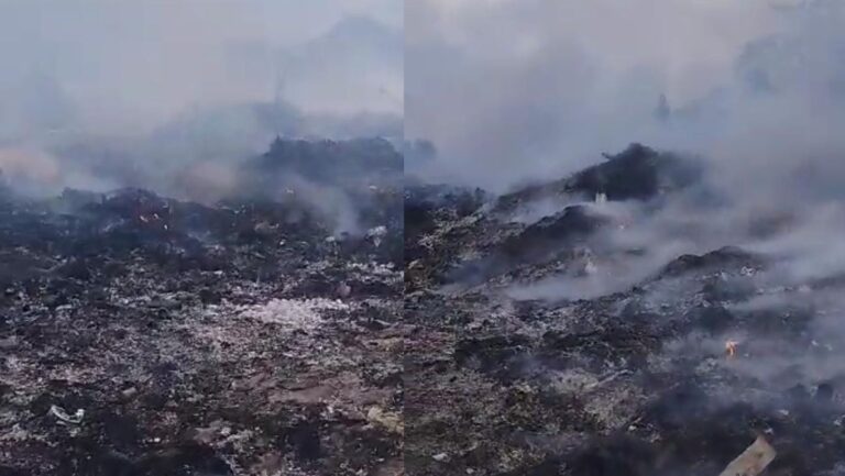 VÍDEO: Incêndio atinge lixão no município de Borba, no AM