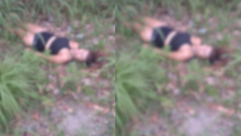 VÍDEO: Suspeita de roubo em “área vermelha” é encontrada agonizando em área de mata, em Manaus