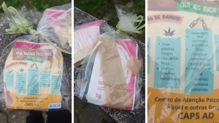 Prefeitura entrega Kit com papel para maconha e camisinha a usuários de drogas