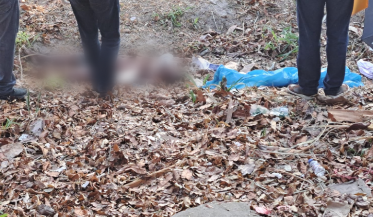 VÍDEOS: Cadáver é encontrado às margens de igarapé, em Manaus