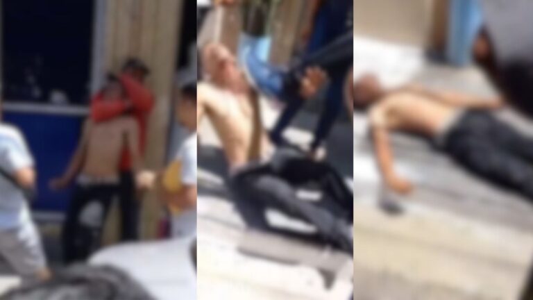 VÍDEO: Suspeito de roubar loja é espancado pela população, no Centro de Manaus