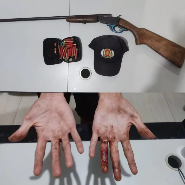 Pai é preso em flagrante após atirar no filho em Palmas Pai é preso em flagrante após atirar no filho em Palmas