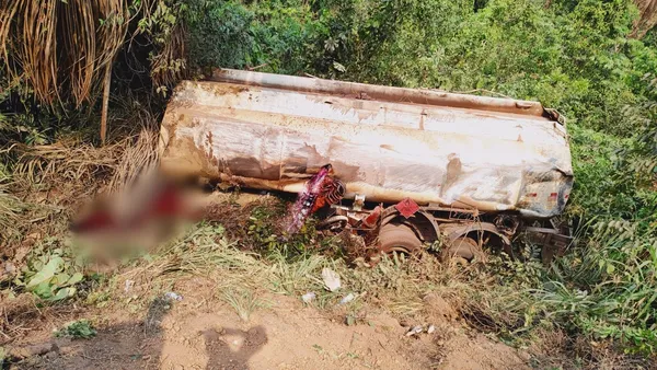 Policial militar morre após tanque de caminhão se soltar e bater em moto, no TO