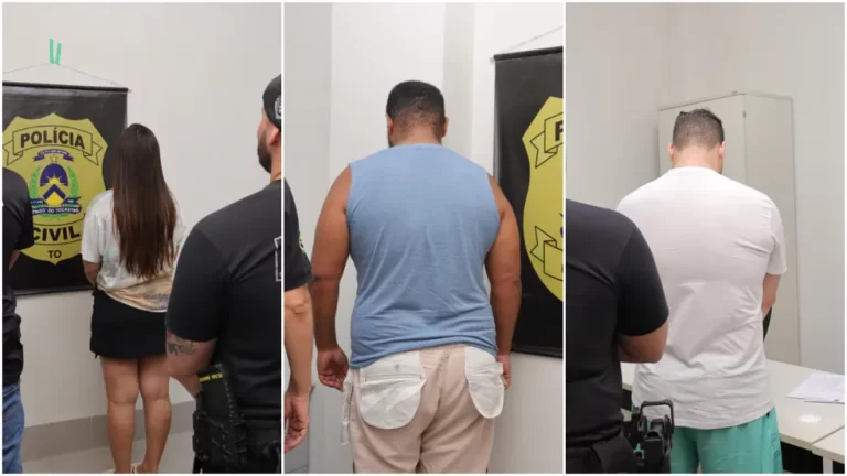 Suspeitos de estelionato são presos pela Polícia Civil em Palmas