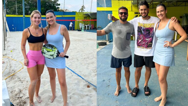VÍDEOS: Influenciadora Virginia Fonseca joga beach tênis com ex-apresentadora de TV de Manaus