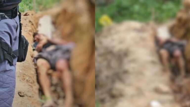 Corpo é encontrado em vala com sinais de tortura e marcas de tiros, em Manaus