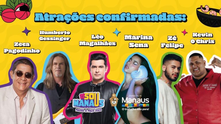 Confira a programação completa do Festival #SouManaus2023