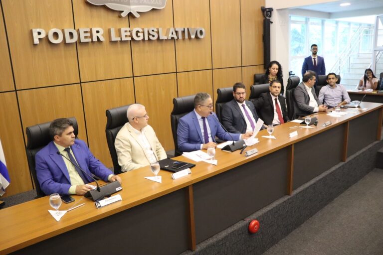 Poder executivo de Palmas presta contas do 2º quadrimestre de 2023 na Câmara Municipal
