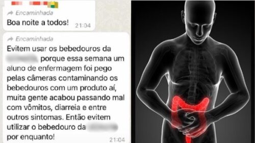 Estudante é denunciado por contaminar bebedouros de universidade