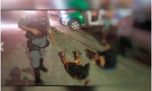 Motorista por app sofre assalto, pede socorro e criminosos acabam presos, em Manaus