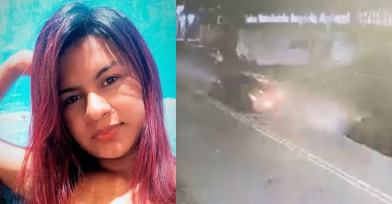 VÍDEO: Veja momento em que acidente resulta na morte de mulher, em Manaus