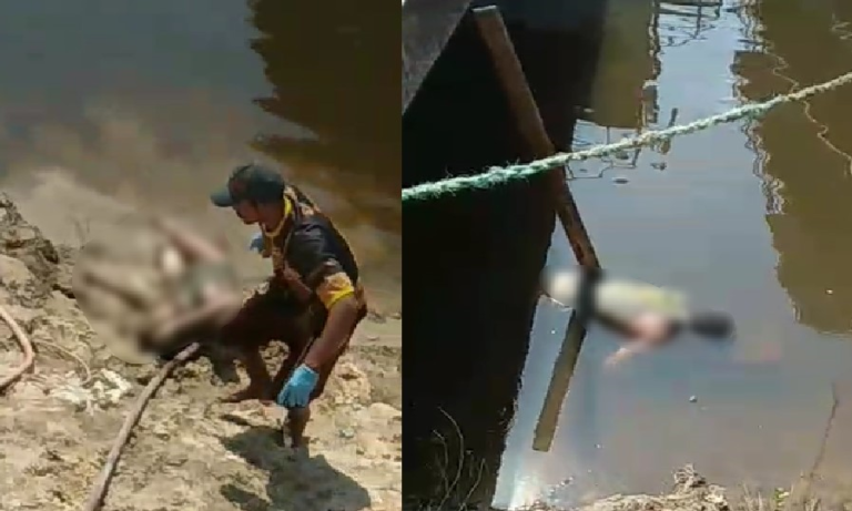 VÍDEOS: Corpo é encontrado ‘boiando’ com rosto parcialmente comido por peixes, no AM