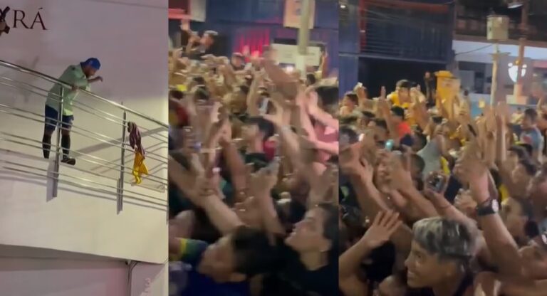 VÍDEOS: Neymar causa euforia em Belém e até “briga” por autógrafo