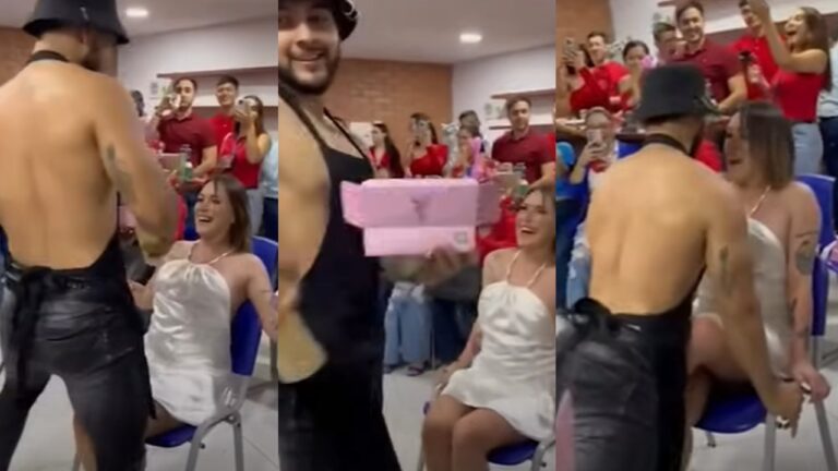 Vídeo: Na Colômbia, juíza participa de festa com ‘gogo boy’ no Palácio da Justiça